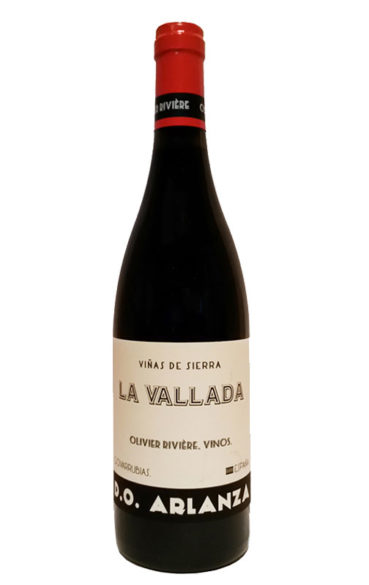 Botella La Vallada, de Olivier Rivière