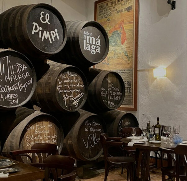 Salón de los barriles, El Pimpi (Málaga)