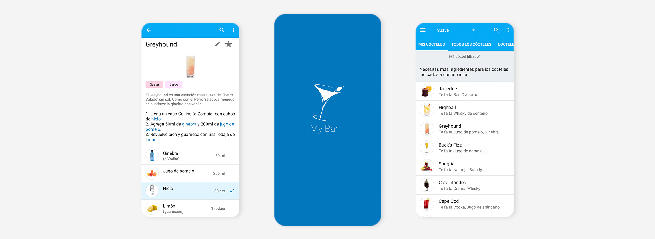 Mi Bar, la mejor App de coctelería del momento