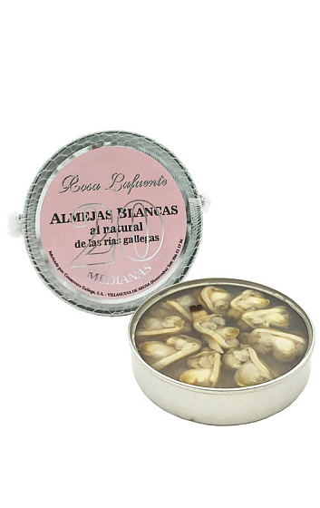 Producto: Almejas al Natural Rosa Lafuente 20 piezas 75 g