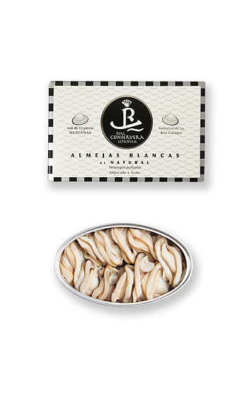 Producto: Almejas al natural 12+ piezas 55 g