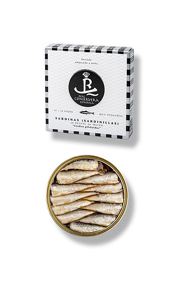 Producto: Sardinillas muy pequeñas en aceite de oliva 10-14 piezas 75 g
