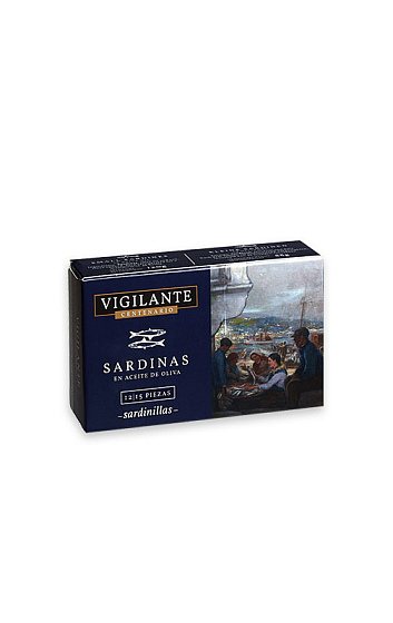 Producto: Sardinillas en aceite de oliva 12-15 piezas 'Vigilante Centenario' 120 g