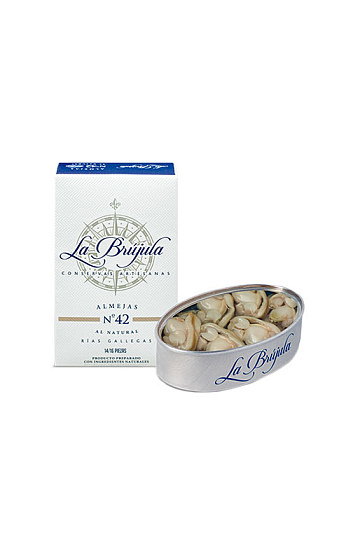 Producto: Almejas al Natural 14/16 Piezas 'La Brújula'