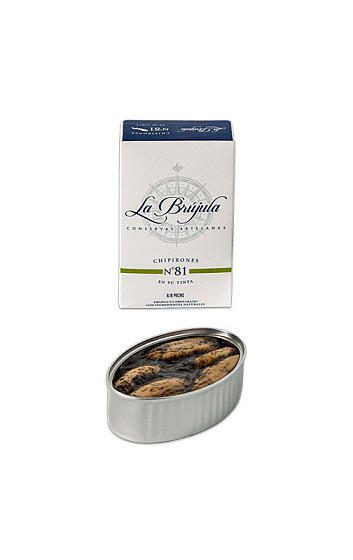 Producto: Chipirones en su Tinta 6/8 Piezas 'La Brújula' 110 g