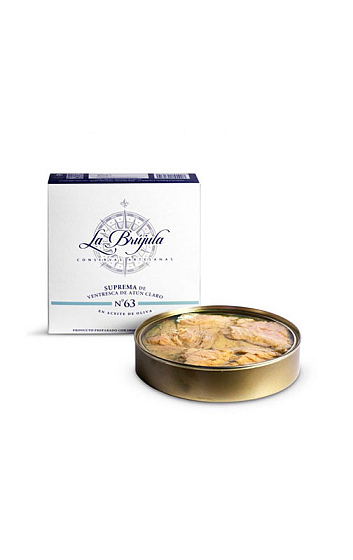 Producto: Suprema de Ventresca de Atún Claro en Aceite de Oliva 'La Brújula'