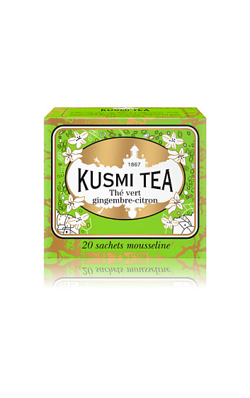 Té verde al jengibre y limon Kusmi