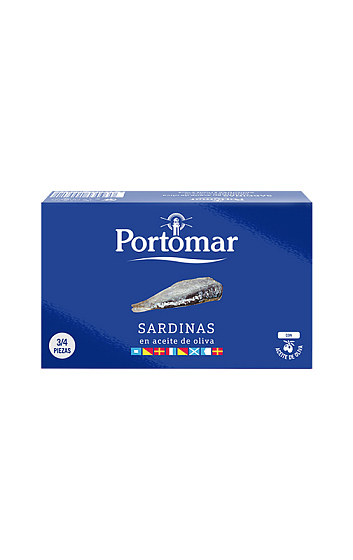 Producto: Sardinas en Aceite de Oliva 'Portomar' 3-4 Piezas