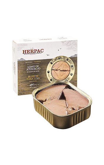 Producto: Lomo Atún Rojo en Aceite de Oliva 'Herpac' 245g