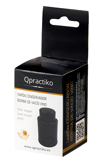 Producto: 'Qpractiko' Tapón Conservador Bomba de Vacío