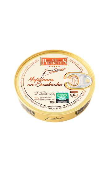 Producto: Mejillón en Escabeche 8/10 Piezas 'Los Peperetes'