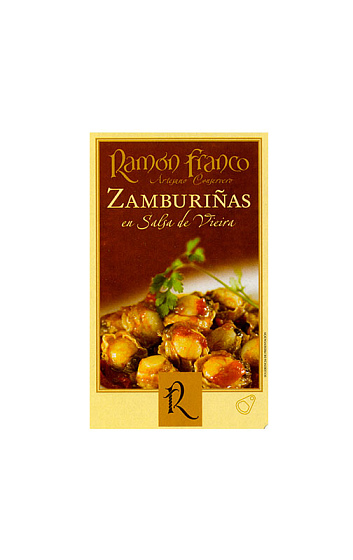 Producto: Zamburiñas en Salsa de Vieira 'Ramón Franco' 12/16 piezas