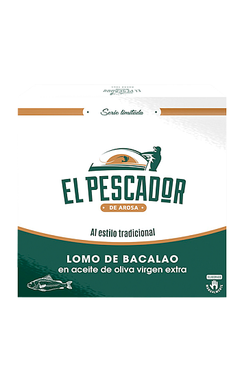 Producto: Lomo de Bacalao en Aceite de Oliva Virgen Extra 'El Pescador'