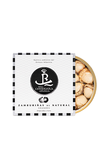 Producto: Zamburiñas al Natural 'Real Conservera' 130 g Grandes