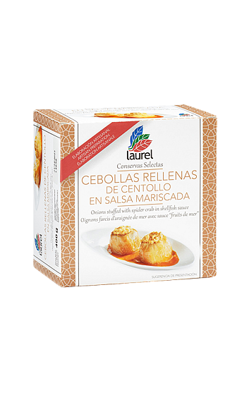 Producto: Cebollas Rellenas de Centollo en Salsa Mariscada Laurel