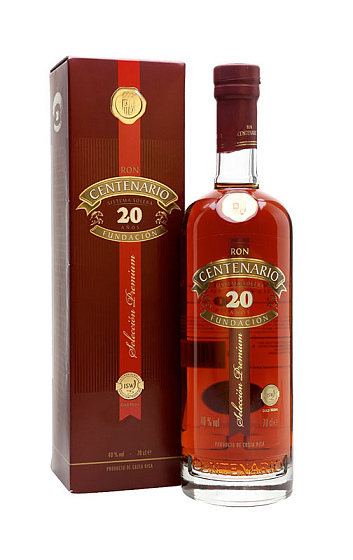 Producto: Ron Centenario 20 Años Fundación con estuche