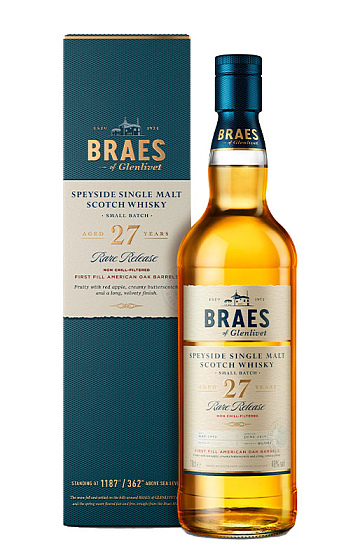 Producto: Braes of Glenlivet 27 Y.O. con estuche