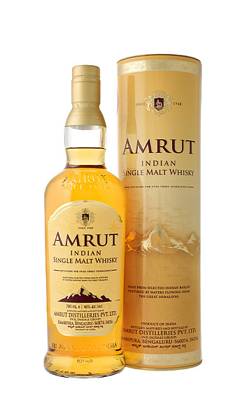Producto: Amrut Indian Single Malt Whisky con estuche