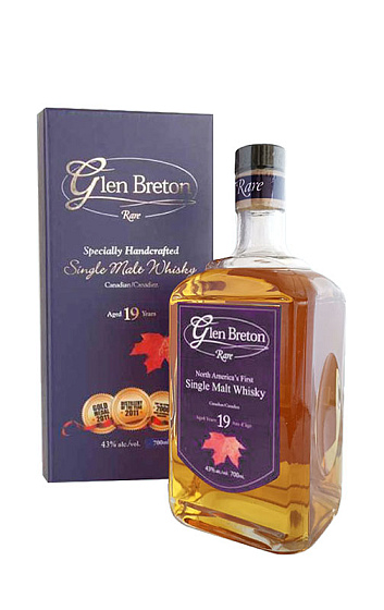 Producto: Glen Breton Rare Single Malt Whisky Aged 19 Years con estuche