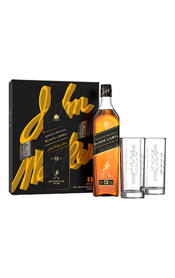 Producto: Johnnie Walker Black Label con 2 vasos Highball de regalo