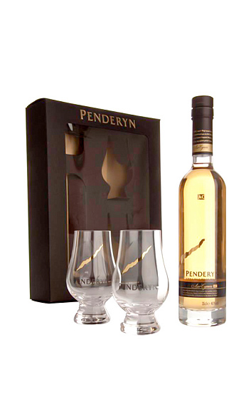 Producto: Estuche Penderyn Single Malt Whisky 35 cl con 2 Copas