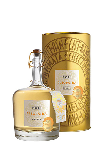 Producto: Poli Grappa Cleopatra Moscato Oro con estuche