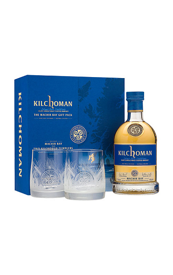 Producto: Whisky Kilchoman Machir Bay con Vasos (x2)