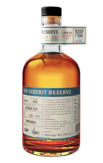 Producto: Gin Siderit Reserve Rum Barril