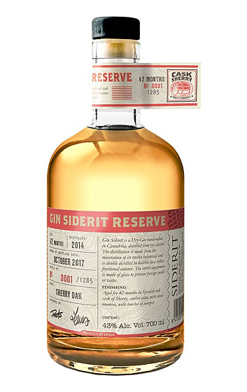 Producto: Gin Siderit Reserve Cask Sherry