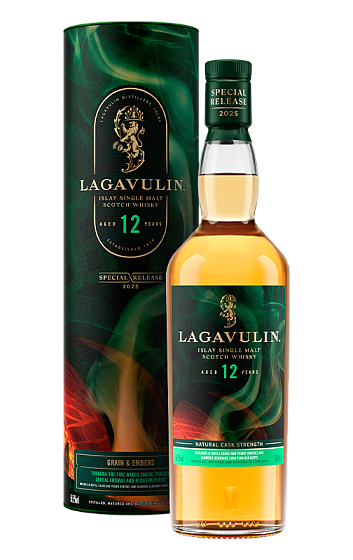 Producto: Lagavulin 12 Years Grain & Embers Special Release 2025 con Estuche