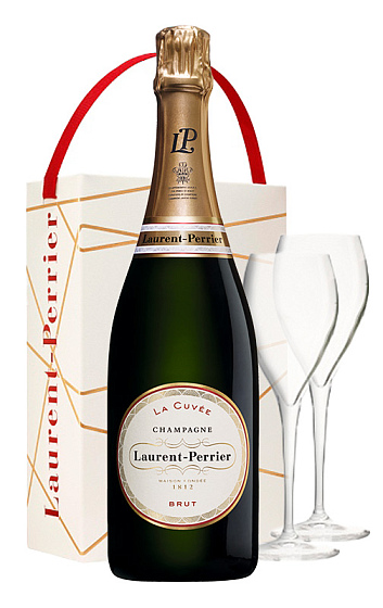 Producto: Estuche Laurent-Perrier La Cuvée Brut con 2 copas