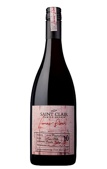 Producto: Saint Clair Pionner Block 10 Pinot Noir 2020