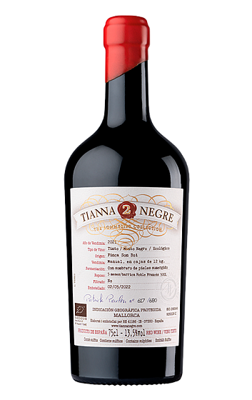 Producto: Tianna 2 Negre The Sommelier Collection 2021