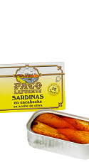 Producto: Sardinas en Escabeche 3-5 Piezas 'Paco Lafuente' 85 g