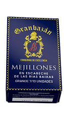Producto: Mejillones en escabeche de las Rías Baixas Grande 7/10 piezas 'Granbazán'