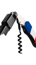 Producto: Sacacorchos dos Tiempos con Espiral de Teflón con Bandera de Francia