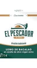 Producto: Lomo de Bacalao en Aceite de Oliva Virgen Extra 'El Pescador'