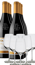 Producto: Pack 'Viña Pomal Reserva' 2015 (x6) con 6 Copas
