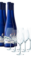 Producto: Mar De Frades Edición Limitada Ynés Suelves 2024 (x4) con Copa Zéfiro (x6)