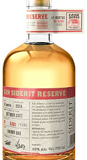 Producto: Gin Siderit Reserve Cask Sherry
