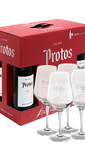 Producto: Pack Protos Crianza (x4) con Copas (x4)