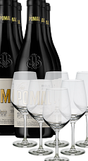 Producto: Viña Pomal Reserva Centenario 2019 (x6) con 6 Copas